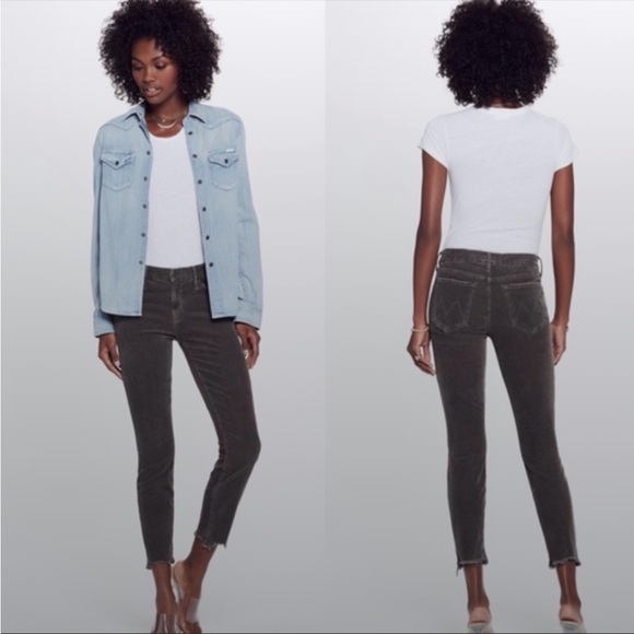 MOTHER The Looker Ankle Chew Corduroy Jeans - Picture 4 of 14